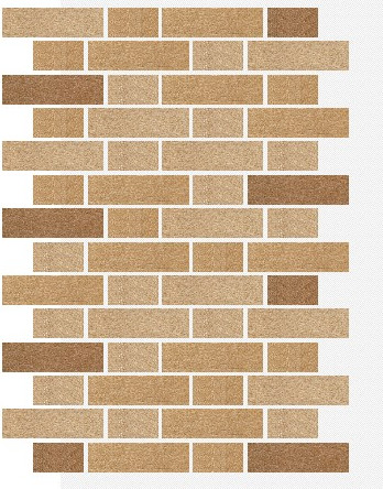 Фасадная панель АМК Тычок цвет 100 в упаковке 9м2 - фото