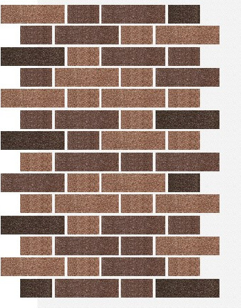 Фасадная панель АМК Тычок цвет 300 в упаковке 9м2 - фото