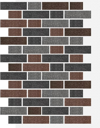 Фасадная панель АМК Тычок цвет 322 в упаковке 9м2 - фото