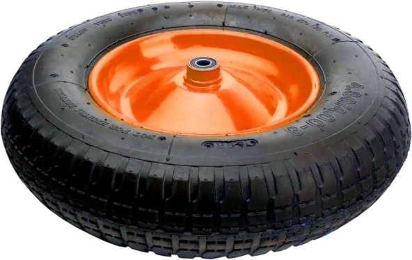 Колесо для тачки Admiral Запасное пневматическое для одноколесной тачки 4.00-8 16мм - фото