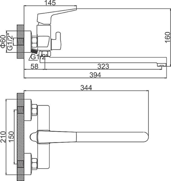 Смеситель Ledeme L2281B