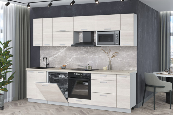 Кухонный гарнитур Интерлиния Мила Лайт 2.7-ПМ2