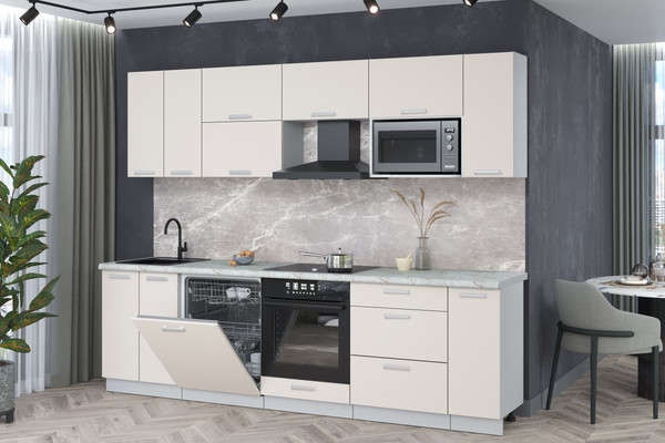 Кухонный гарнитур Интерлиния Мила Лайт 2.7-ПМ2