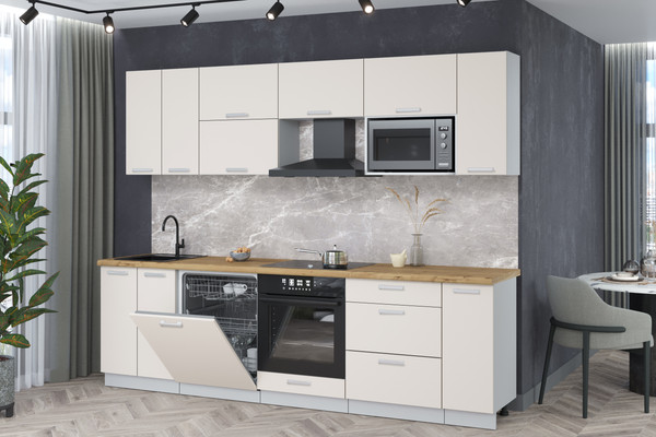 Кухонный гарнитур Интерлиния Мила Лайт 2.7-ПМ2