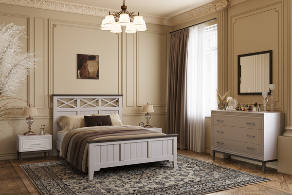 Полуторная кровать Bravo Мебель Грация-5 140х200