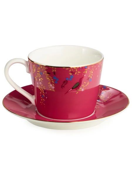 Чашка с блюдцем Lefard Golden Birds 419-126