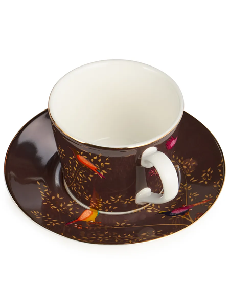 Чашка с блюдцем Lefard Golden Birds 419-128