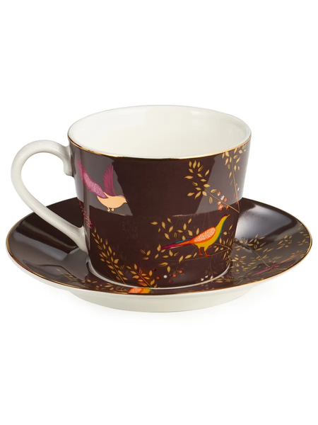 Чашка с блюдцем Lefard Golden Birds 419-128