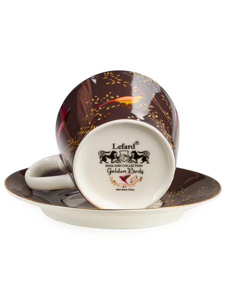 Чашка с блюдцем Lefard Golden Birds 419-128