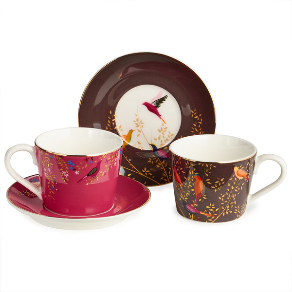 Набор для чая/кофе Lefard Golden Birds 419-132