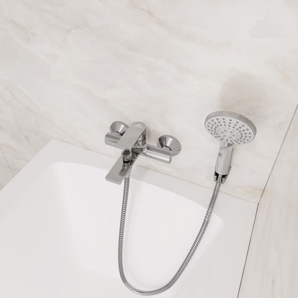 Смеситель Lauter Reef 21CK6678C с лейкой Daisy 21S10167