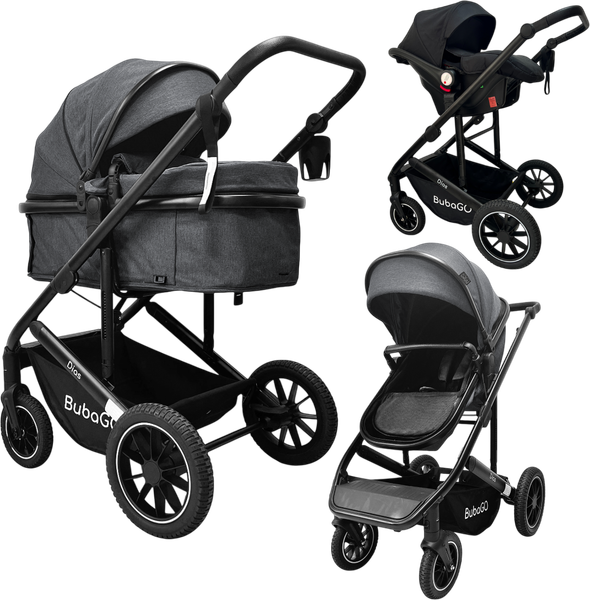 Детская универсальная коляска Bubago Dias 3в1 / BG 167-2 - фото
