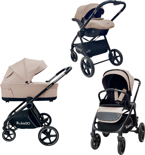 Детская универсальная коляска Bubago Niveta 3в1 / BG 192-3 - фото