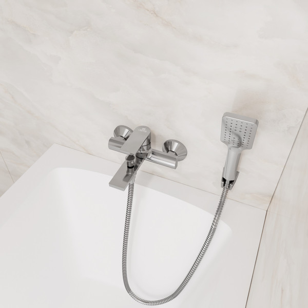 Смеситель Lauter Reef 21CK6678C с лейкой Fleur 21S00126