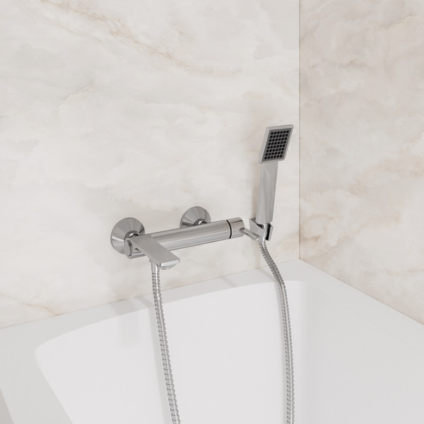 Смеситель Lauter Velvet 21СК6696С с лейкой Serene 21S00103