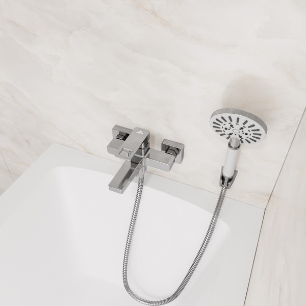 Смеситель Lauter Cascade 21CK6615C с лейкой Nevada 21S10146