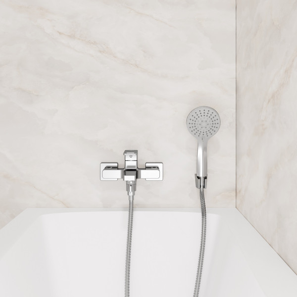 Смеситель Lauter Cascade 21CK6615C с лейкой Daisy 21S10167