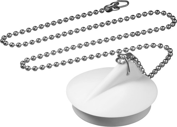 Пробка для ванны Супримпласт D45мм с цепочкой - фото