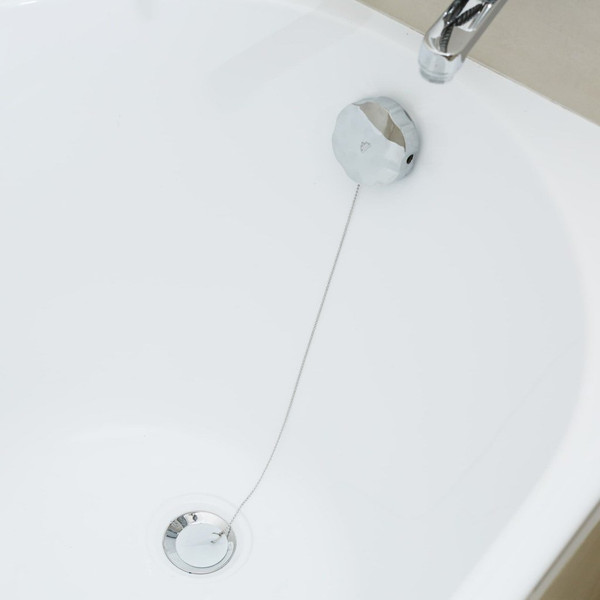 Пробка для ванны Супримпласт D45мм с цепочкой