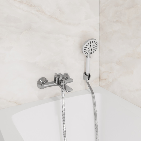 Смеситель Lauter Allure 21CK6618C с лейкой Nevada 21S10146