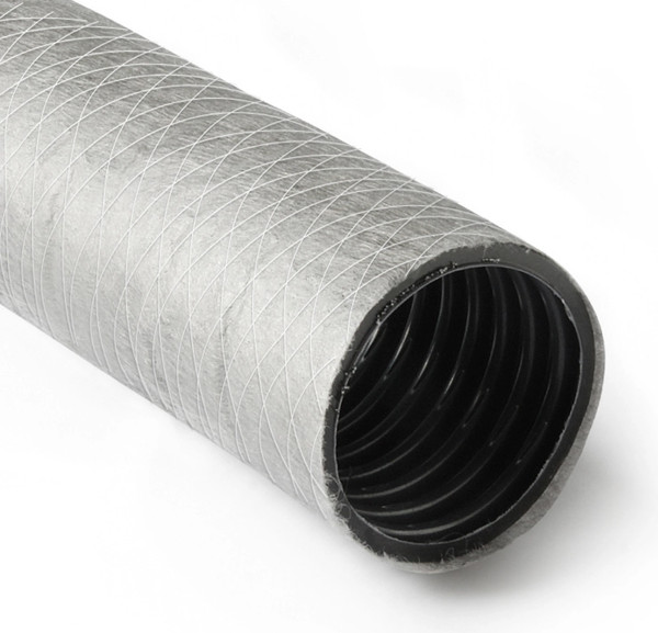 Труба дренажная водосточная Политэк ТПК 110 с геотканью - фото