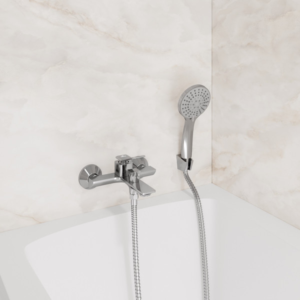 Смеситель Lauter Allure 21CK6618C с лейкой Daisy 21S10167