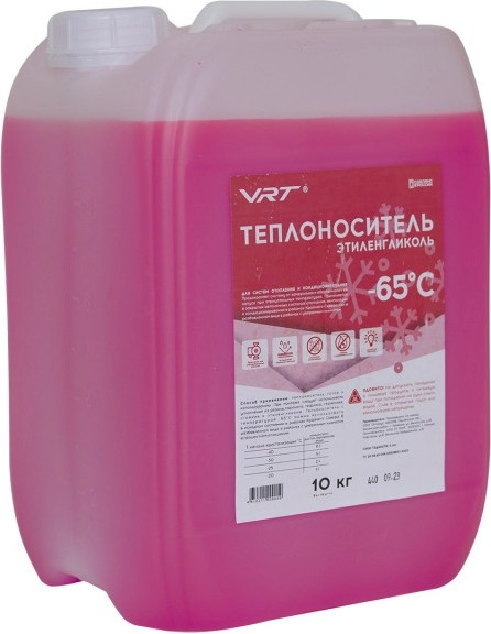 Теплоноситель для систем отопления VRT VR.E.G.10.65 этиленгликоль -65С - фото