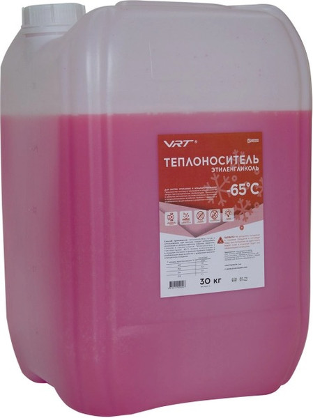 Теплоноситель для систем отопления VRT VR.E.G.30.65 этиленгликоль -65С - фото