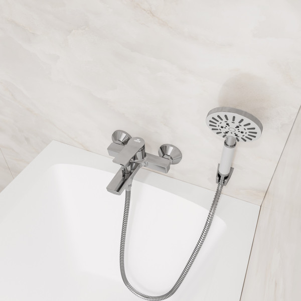 Смеситель Lauter Silk 21СК6572С с лейкой Nevada 21S10146