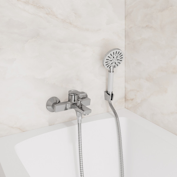 Смеситель Lauter Silk 21СК6572С с лейкой Nevada 21S10146