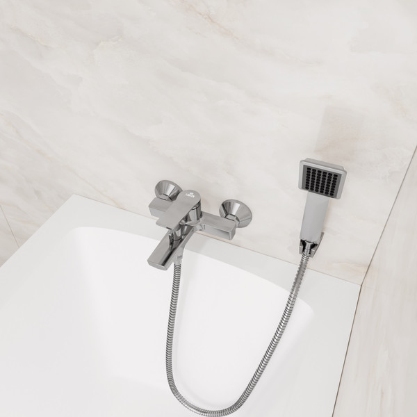 Смеситель Lauter Silk 21СК6572С с лейкой Serene 21S00103