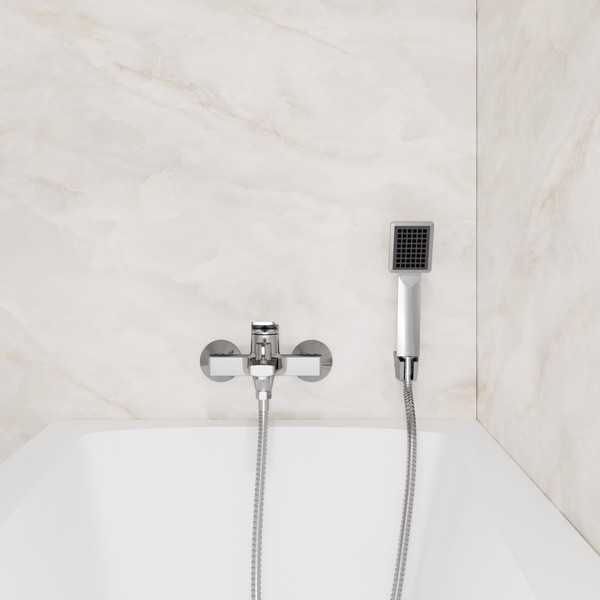 Смеситель Lauter Silk 21СК6572С с лейкой Serene 21S00103