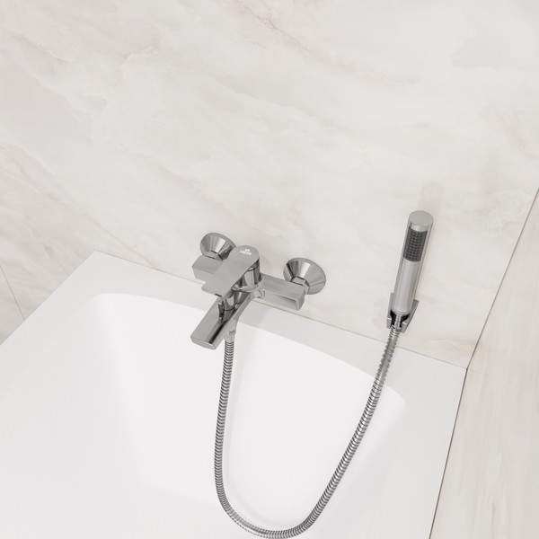 Смеситель Lauter Silk 21СК6572С с лейкой Lily 21S10048