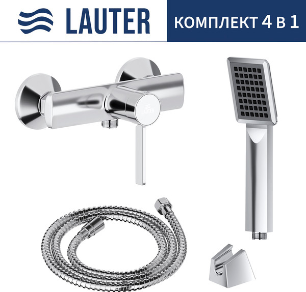 Смеситель Lauter Art 21CK9680C с лейкой Serene 21S00103 - фото
