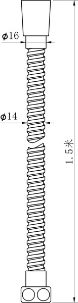 Смеситель Lauter Reef 21СК9678BS с лейкой Pearl 21S00086