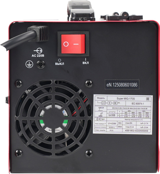 Полуавтомат сварочный Edon Super MIG-170S