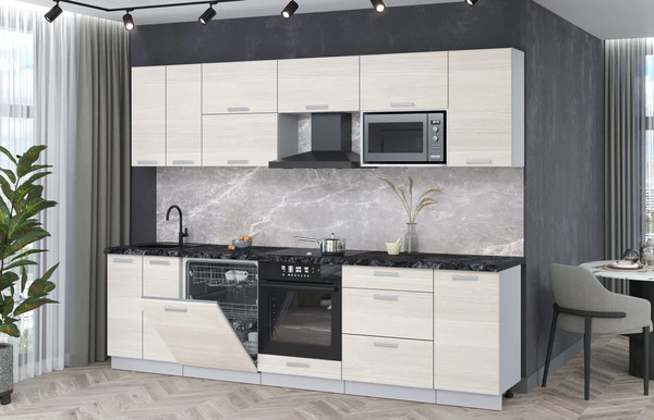 Кухонный гарнитур Интерлиния Мила Лайт 2.8-ПМ2