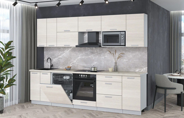 Кухонный гарнитур Интерлиния Мила Лайт 2.8-ПМ2