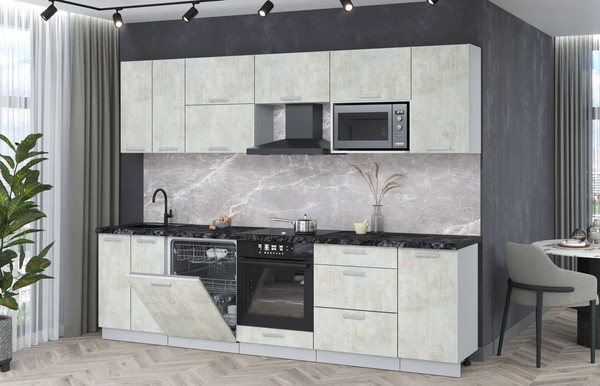 Кухонный гарнитур Интерлиния Мила Лайт 2.8-ПМ2