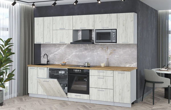 Кухонный гарнитур Интерлиния Мила Лайт 2.8-ПМ2