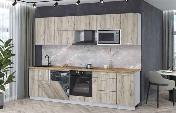 Кухонный гарнитур Интерлиния Мила Лайт 2.8-ПМ2