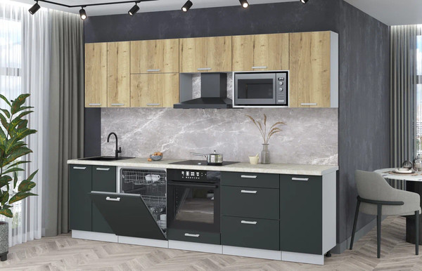 Кухонный гарнитур Интерлиния Мила Лайт 2.8-ПМ2