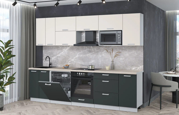 Кухонный гарнитур Интерлиния Мила Лайт 2.8-ПМ2