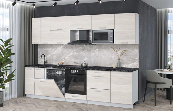 Кухонный гарнитур Интерлиния Мила Лайт 2.9-ПМ2