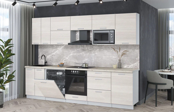 Кухонный гарнитур Интерлиния Мила Лайт 2.9-ПМ2