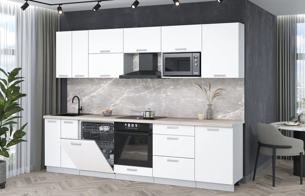 Кухонный гарнитур Интерлиния Мила Лайт 2.9-ПМ2