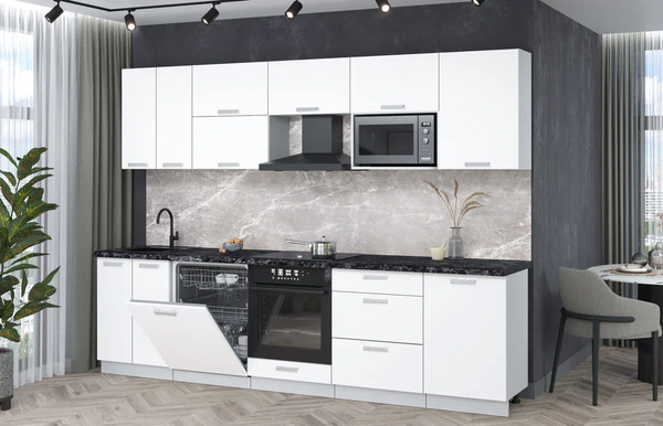 Кухонный гарнитур Интерлиния Мила Лайт 2.9-ПМ2