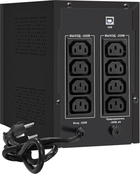 ИБП ExeGate SpecialPro UNB-1200.LED.AVR.C13.RJ.USB