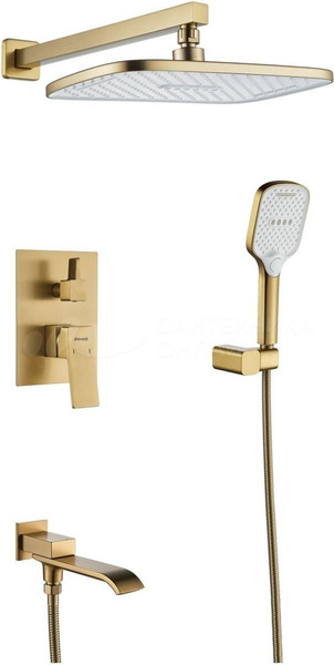 Душевая система со смесителем Shevanik S4035G - фото
