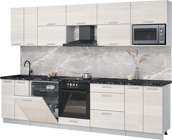 Кухонный гарнитур Интерлиния Мила Лайт 3.0-ПМ2 - фото